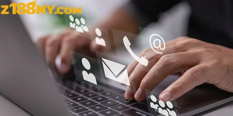 Đa kênh liên hệ Z188 được tích hợp ngay trên trang chủ